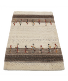 Hand Made Lori Wool Rug 2' 9" X 4' 0" 2' 9" X 4' 0" (84 X 122) / Ivory / Ivory