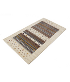 Hand Made Lori Wool Rug 3' 0" X 5' 2" 3' 0" X 5' 2" (91 X 158) / Ivory / Ivory