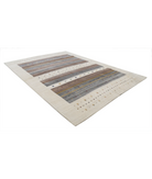 Hand Made Lori Wool Rug 8' 3" X 11' 4" 8' 3" X 11' 4" (251 X 345) / Ivory / Ivory