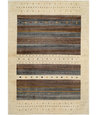 Hand Made Lori Wool Rug 8' 3" X 11' 4" 8' 3" X 11' 4" (251 X 345) / Ivory / Ivory