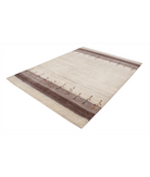 Hand Made Lori Wool Rug 5' 10" X 7' 10" 5' 10" X 7' 10" (178 X 239) / Ivory / Ivory
