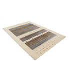 Hand Made Lori Wool Rug 5' 7" X 7' 10" 5' 7" X 7' 10" (170 X 239) / Ivory / Ivory