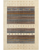 Hand Made Lori Wool Rug 5' 7" X 7' 10" 5' 7" X 7' 10" (170 X 239) / Ivory / Ivory