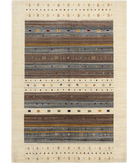 Hand Made Lori Wool Rug 5' 6" X 7' 10" 5' 6" X 7' 10" (168 X 239) / Ivory / Ivory