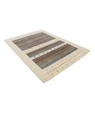 Hand Made Lori Wool Rug 5' 8" X 7' 10" 5' 8" X 7' 10" (173 X 239) / Ivory / Ivory