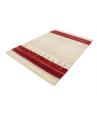 Hand Made Lori Wool Rug 5' 2" X 7' 6" 5' 2" X 7' 6" (158 X 229) / Ivory / Ivory