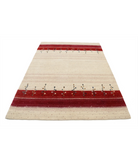 Hand Made Lori Wool Rug 5' 2" X 7' 6" 5' 2" X 7' 6" (158 X 229) / Ivory / Ivory