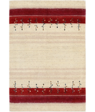 Hand Made Lori Wool Rug 5' 2" X 7' 6" 5' 2" X 7' 6" (158 X 229) / Ivory / Ivory