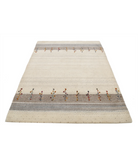 Hand Made Lori Wool Rug 4' 7" X 6' 6" 4' 7" X 6' 6" (140 X 198) / Ivory / Ivory