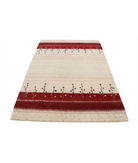 Hand Made Lori Wool Rug 4' 6" X 6' 5" 4' 6" X 6' 5" (137 X 196) / Ivory / Ivory