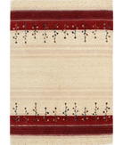 Hand Made Lori Wool Rug 4' 6" X 6' 5" 4' 6" X 6' 5" (137 X 196) / Ivory / Ivory