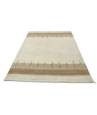 Hand Made Lori Wool Rug 5' 0" X 7' 3" 5' 0" X 7' 3" (152 X 221) / Ivory / Ivory