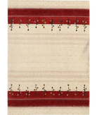 Hand Made Lori Wool Rug 4' 5" X 6' 2" 4' 5" X 6' 2" (135 X 188) / Ivory / Ivory
