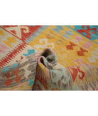 Maimana-Kilim 6'4'' X 9'8'' Hand-Knotted Wool Kilim 6'4'' x 9'8'' (190 X 290) / Multi / Multi