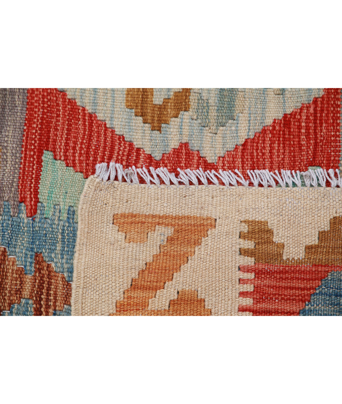 Maimana-Kilim 6'2'' X 9'10'' Hand-Knotted Wool Kilim 6'2'' x 9'10'' (185 X 295) / Multi / Multi