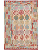 Maimana-Kilim 6'6'' X 9'7'' Hand-Knotted Wool Kilim 6'6'' x 9'7'' (195 X 288) / Multi / Multi