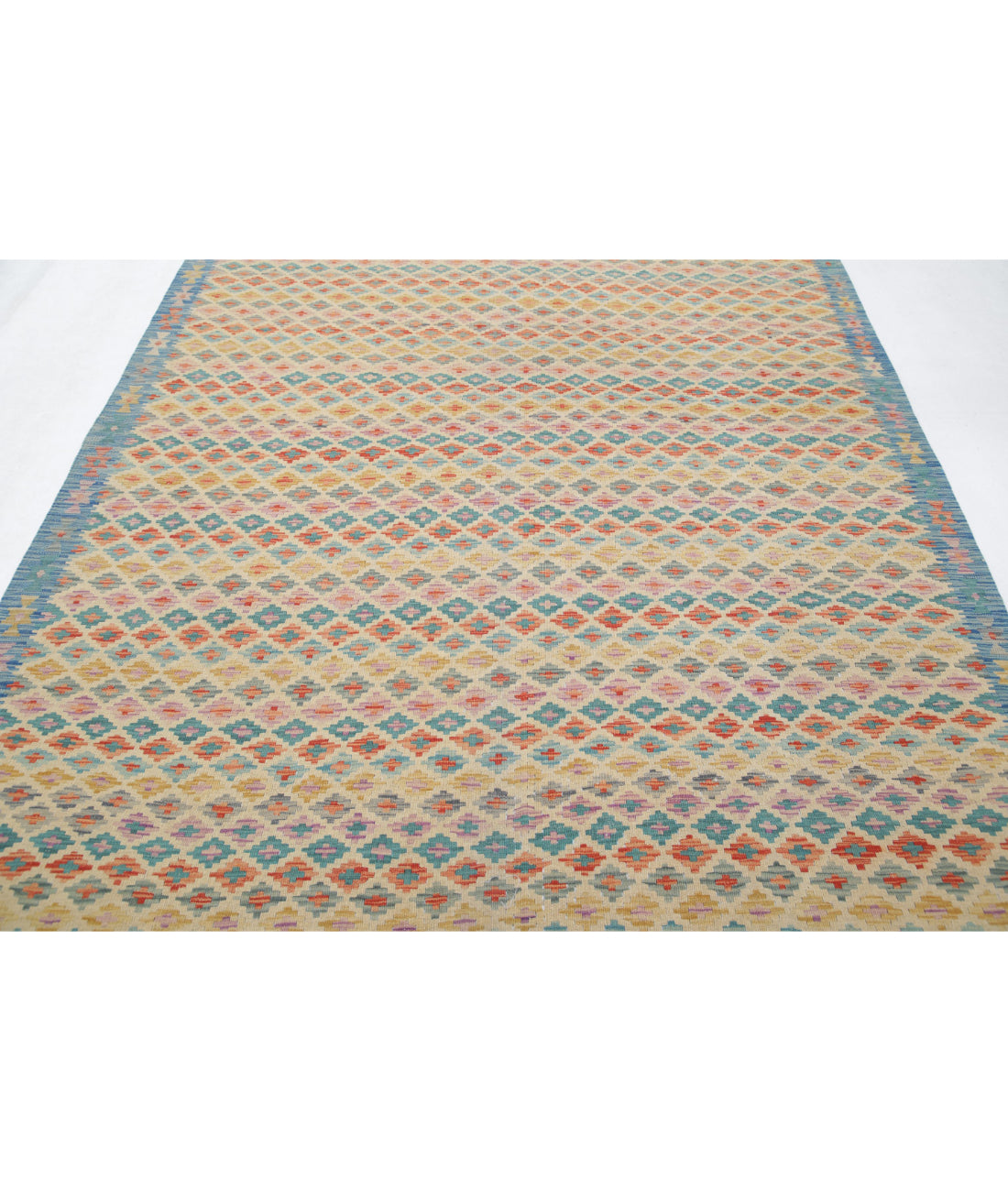 Maimana-Kilim 6'8'' X 10'0'' Hand-Knotted Wool Kilim 6'8'' x 10'0'' (200 X 300) / Multi / Multi