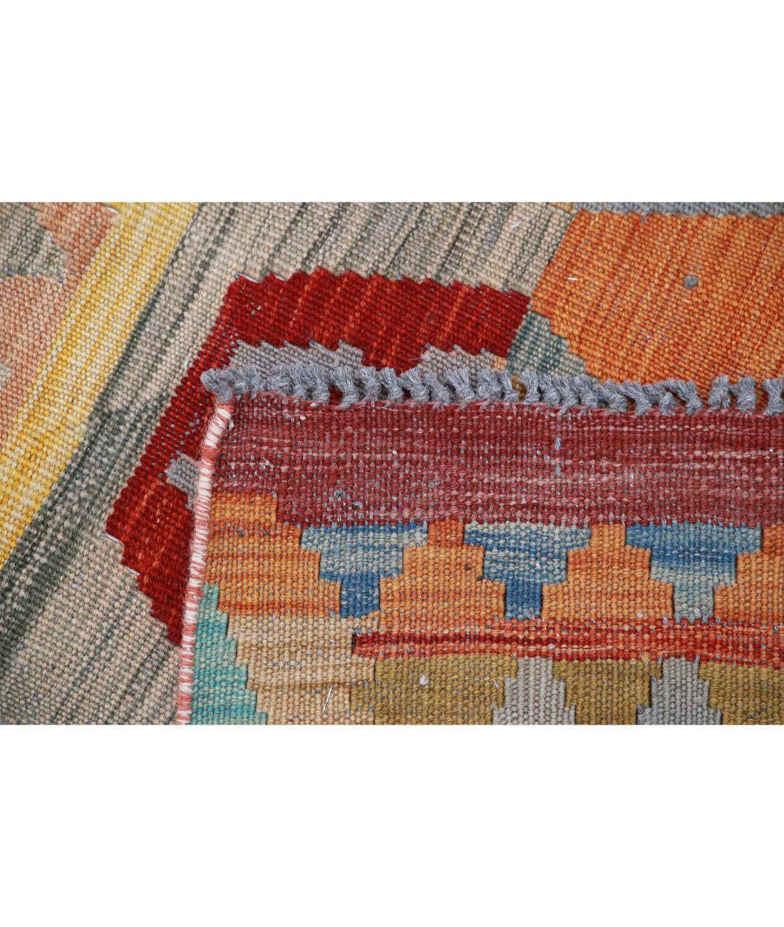 Maimana-Kilim 6'3'' X 9'6'' Hand-Knotted Wool Kilim 6'3'' x 9'6'' (188 X 285) / Multi / Multi