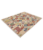 Maimana-Kilim 6'2'' X 7'11'' Hand-Knotted Wool Kilim 6'2'' x 7'11'' (185 X 238) / Multi / Multi