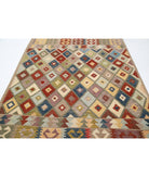 Maimana-Kilim 6'2'' X 7'11'' Hand-Knotted Wool Kilim 6'2'' x 7'11'' (185 X 238) / Multi / Multi