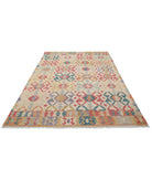 Maimana-Kilim 6'4'' X 9'8'' Hand-Knotted Wool Kilim 6'4'' x 9'8'' (190 X 290) / Multi / Multi