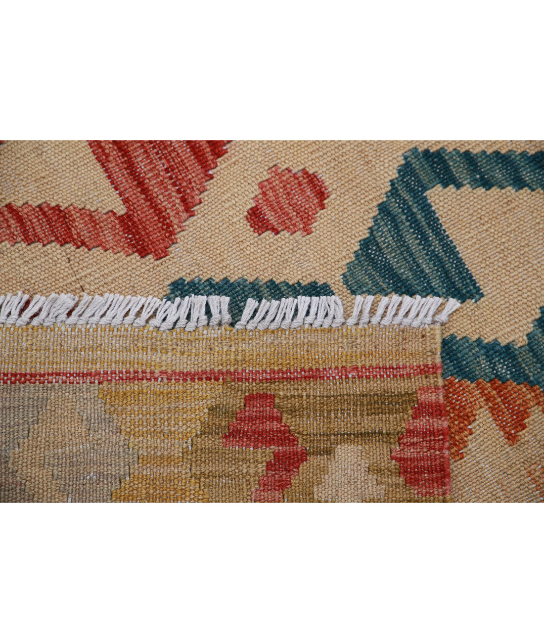 Maimana-Kilim 6'4'' X 9'8'' Hand-Knotted Wool Kilim 6'4'' x 9'8'' (190 X 290) / Multi / Multi