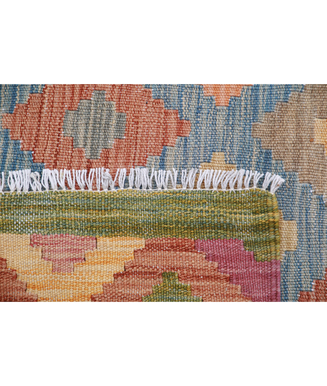 Maimana-Kilim 6'6'' X 9'9'' Hand-Knotted Wool Kilim 6'6'' x 9'9'' (195 X 293) / Multi / Multi