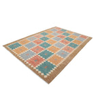 Maimana-Kilim 6'8'' X 9'10'' Hand-Knotted Wool Kilim 6'8'' x 9'10'' (200 X 295) / Multi / Multi