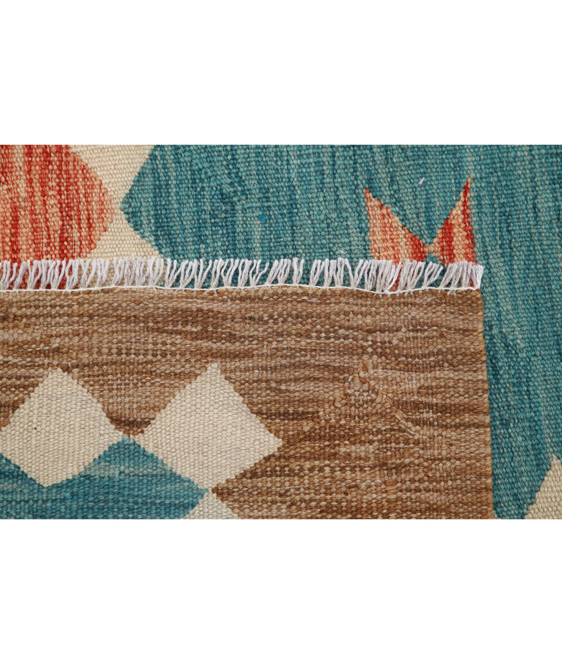 Maimana-Kilim 6'8'' X 9'10'' Hand-Knotted Wool Kilim 6'8'' x 9'10'' (200 X 295) / Multi / Multi