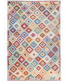 Maimana-Kilim 6'6'' X 9'11'' Hand-Knotted Wool Kilim 6'6'' x 9'11'' (195 X 298) / Multi / Multi