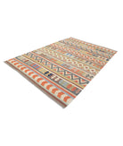 Maimana-Kilim 6'5'' X 9'5'' Hand-Knotted Wool Kilim 6'5'' x 9'5'' (193 X 283) / Multi / Multi