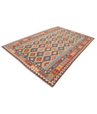 Maimana-Kilim 6'7'' X 9'9'' Hand-Knotted Wool Kilim 6'7'' x 9'9'' (198 X 293) / Multi / Multi