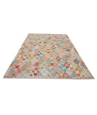 Maimana-Kilim 6'6'' X 9'5'' Hand-Knotted Wool Kilim 6'6'' x 9'5'' (195 X 283) / Multi / Multi