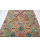 Maimana-Kilim 6'4'' X 9'9'' Hand-Knotted Wool Kilim 6'4'' x 9'9'' (190 X 293) / Brown / Brown