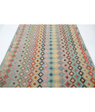 Maimana-Kilim 6'4'' X 9'6'' Hand-Knotted Wool Kilim 6'4'' x 9'6'' (190 X 285) / Multi / Multi