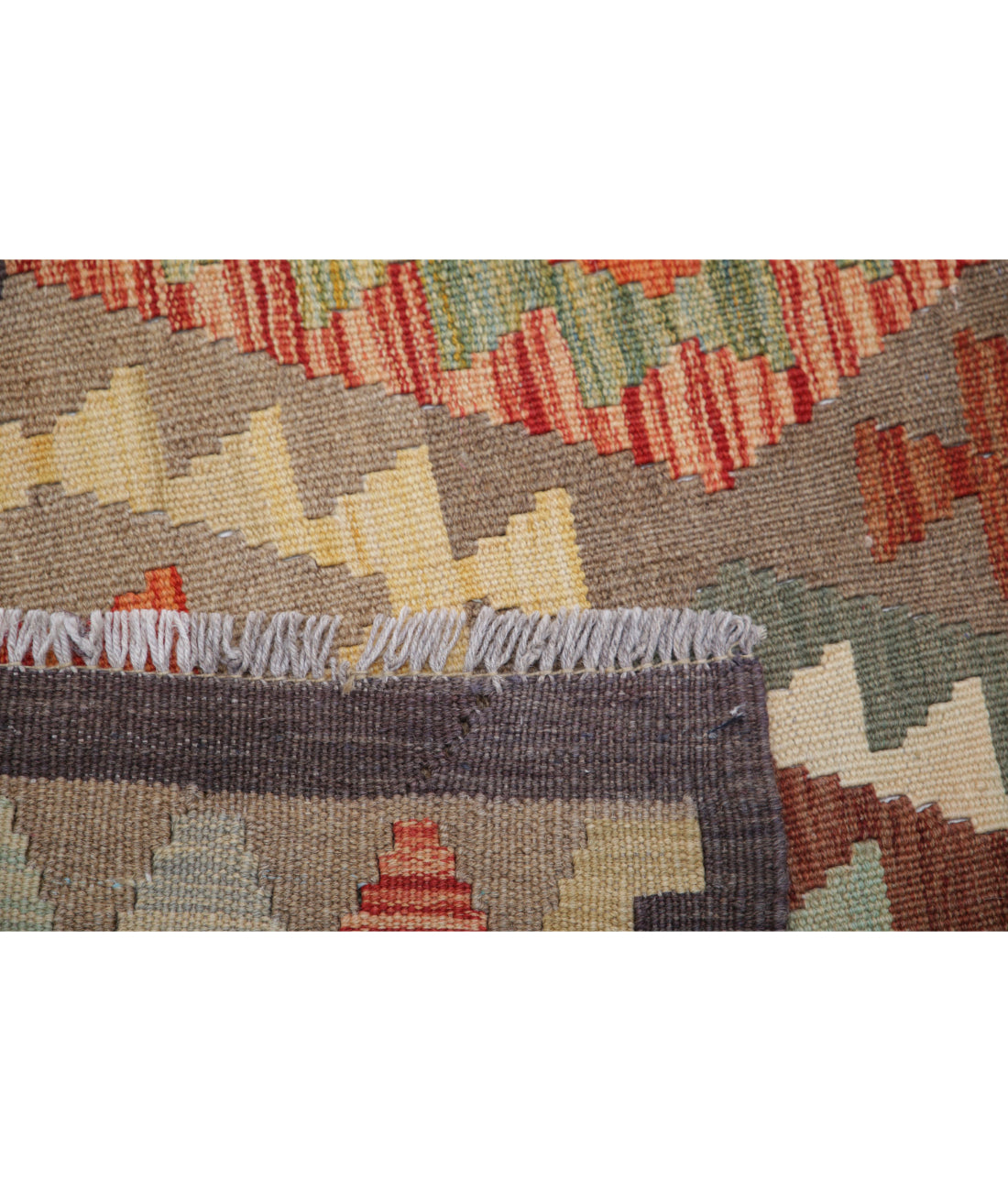 Maimana-Kilim 6'6'' X 9'6'' Hand-Knotted Wool Kilim 6'6'' x 9'6'' (195 X 285) / Multi / Multi