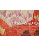 Maimana-Kilim 6'6'' X 9'8'' Hand-Knotted Wool Kilim 6'6'' x 9'8'' (195 X 290) / Red / Red