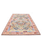 Maimana-Kilim 6'6'' X 9'7'' Hand-Knotted Wool Kilim 6'6'' x 9'7'' (195 X 288) / Multi / Multi