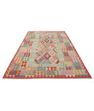 Maimana-Kilim 6'7'' X 9'9'' Hand-Knotted Wool Kilim 6'7'' x 9'9'' (198 X 293) / Multi / Multi