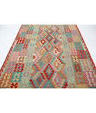 Maimana-Kilim 6'7'' X 9'9'' Hand-Knotted Wool Kilim 6'7'' x 9'9'' (198 X 293) / Multi / Multi