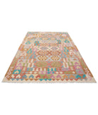 Maimana-Kilim 6'3'' X 9'8'' Hand-Knotted Wool Kilim 6'3'' x 9'8'' (188 X 290) / Multi / Multi