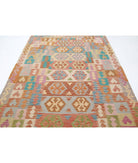 Maimana-Kilim 6'3'' X 9'8'' Hand-Knotted Wool Kilim 6'3'' x 9'8'' (188 X 290) / Multi / Multi