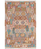 Maimana-Kilim 6'3'' X 9'8'' Hand-Knotted Wool Kilim 6'3'' x 9'8'' (188 X 290) / Multi / Multi