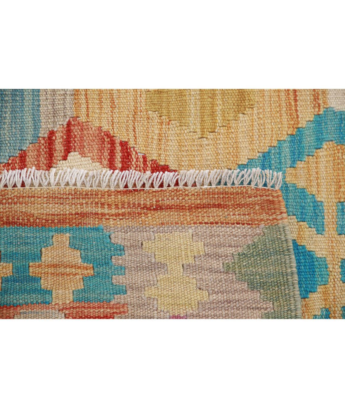 Maimana-Kilim 6'5'' X 9'8'' Hand-Knotted Wool Kilim 6'5'' x 9'8'' (193 X 290) / Multi / Multi