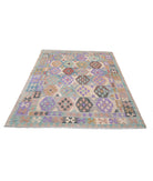 Maimana-Kilim 5'10'' X 7'5'' Hand-Knotted Wool Kilim 5'10'' x 7'5'' (175 X 223) / Multi / Multi