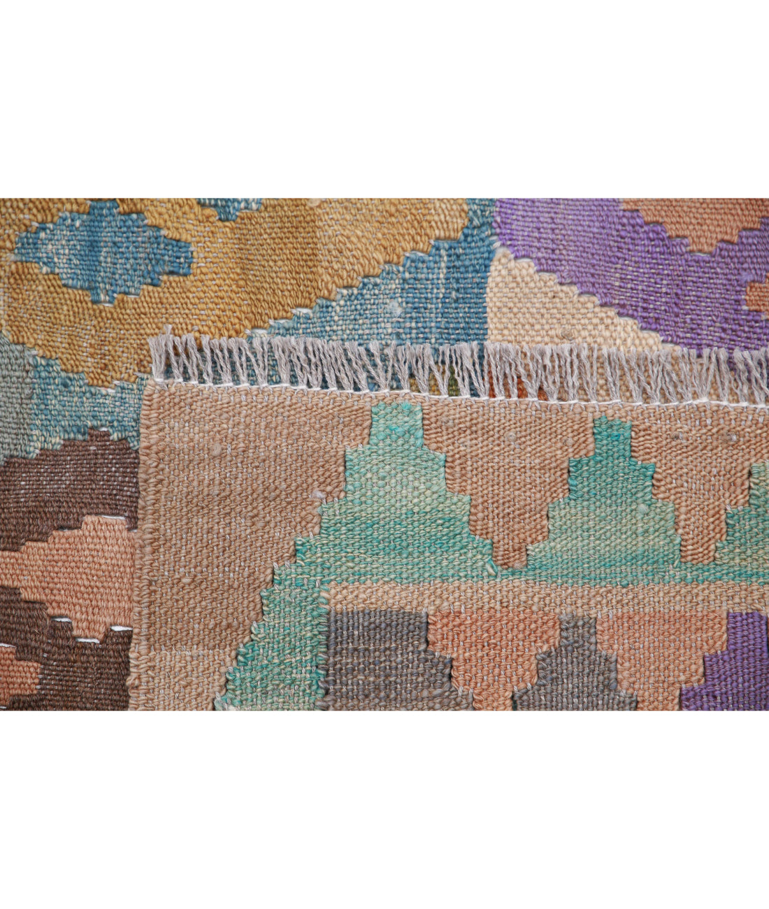 Maimana-Kilim 5'10'' X 7'5'' Hand-Knotted Wool Kilim 5'10'' x 7'5'' (175 X 223) / Multi / Multi