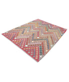 Maimana-Kilim 5'10'' X 7'3'' Hand-Knotted Wool Kilim 5'10'' x 7'3'' (175 X 218) / Multi / Multi