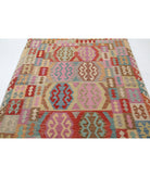 Maimana-Kilim 5'6'' X 7'5'' Hand-Knotted Wool Kilim 5'6'' x 7'5'' (165 X 223) / Multi / Multi