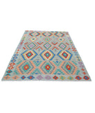 Maimana-Kilim 5'10'' X 7'7'' Hand-Knotted Wool Kilim 5'10'' x 7'7'' (175 X 228) / Multi / Multi