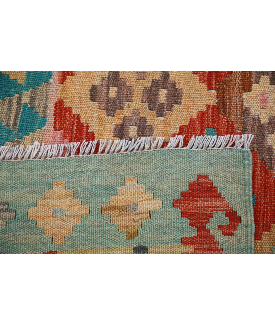 Maimana-Kilim 4'11'' X 6'7'' Hand-Knotted Wool Kilim 4'11'' x 6'7'' (148 X 198) / Multi / Multi